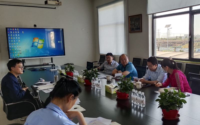 城陽區工信局走訪慰問青島中新華美公司